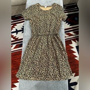 Old Navy Leopard Print Dress, size XS